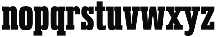 Gravtrac Condensed Hv Font LOWERCASE