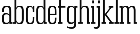 Gravtrac Condensed Lt Font LOWERCASE