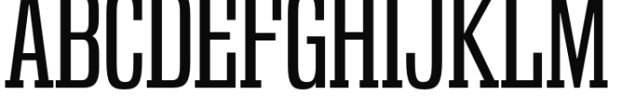 Gravtrac Condensed Rg Font UPPERCASE