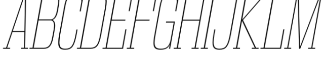 Gravtrac Condensed Ul It Font UPPERCASE