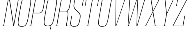 Gravtrac Condensed Ul It Font UPPERCASE