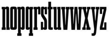 Gravtrac Crushed Bd Font LOWERCASE