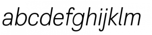 Grayfel Condensed Light Italic Font LOWERCASE