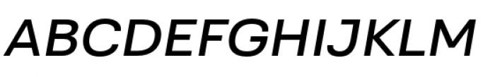 Grayfel Extended Demi Italic Font UPPERCASE