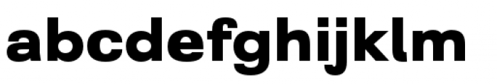 Grayfel Extended Extra Bold Font LOWERCASE