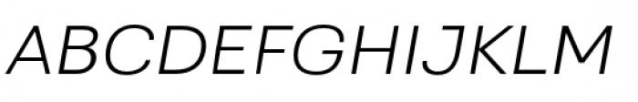 Grayfel Extended Light Italic Font UPPERCASE