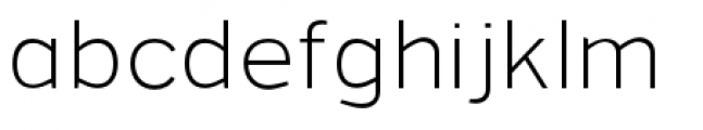 Grey Sans Light Font LOWERCASE