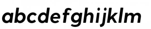 Greycliff Bold Oblique Font LOWERCASE