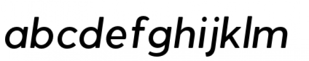 Greycliff Demi Bold Oblique Font LOWERCASE