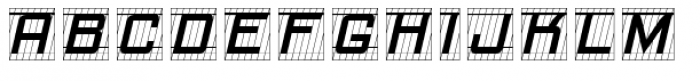 Gridlocker One Font UPPERCASE