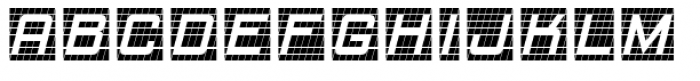 Gridlocker Two Font LOWERCASE