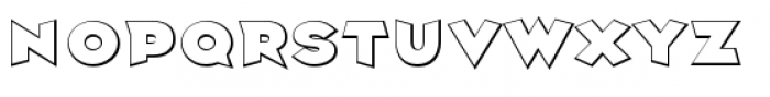 Griffin Shadow Font UPPERCASE