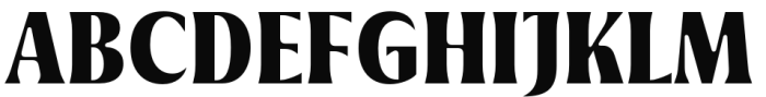 Griggs Flare - Black Font UPPERCASE