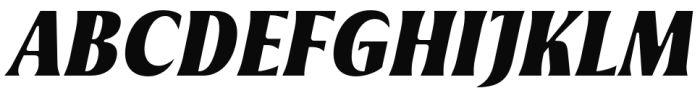 Griggs Flare - BlackGrSlnt Font UPPERCASE