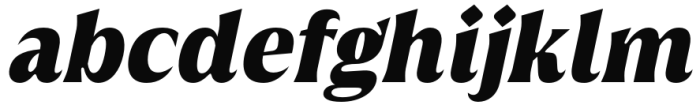 Griggs Flare - BlackGrSlnt Font LOWERCASE