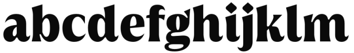 Griggs Flare - BlackGrSs02 Font LOWERCASE