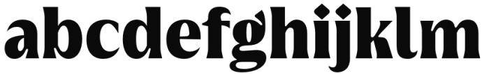 Griggs Flare - BlackGr Font LOWERCASE