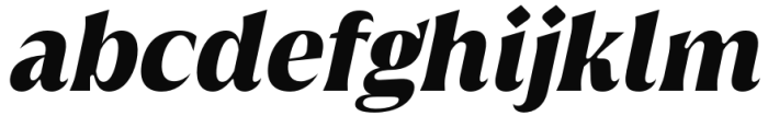 Griggs Flare - BlackSlnt Font LOWERCASE