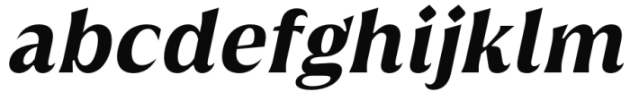 Griggs Flare - BoldGrSlnt Font LOWERCASE