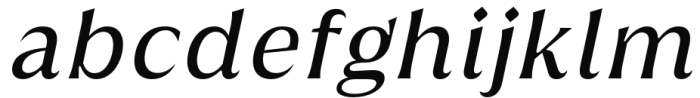 Griggs Flare - GrSlnt Font LOWERCASE