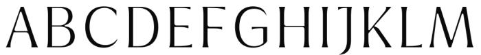 Griggs Flare - Light Font UPPERCASE