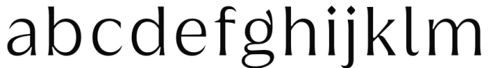 Griggs Flare - LightGr Font LOWERCASE