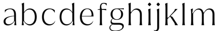 Griggs Flare - LightSs01 Font LOWERCASE