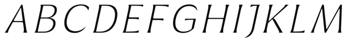 Griggs Flare - ThinGrSlnt Font UPPERCASE