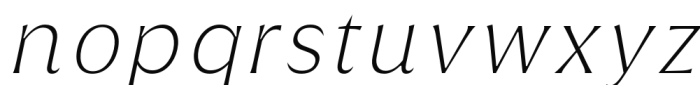 Griggs Flare - ThinGrSlnt Font LOWERCASE