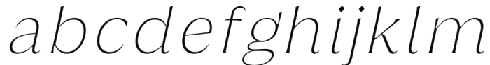 Griggs Flare - ThinSlnt Font LOWERCASE