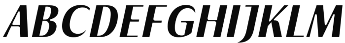 Griggs Sans - BoldSlnt Font UPPERCASE