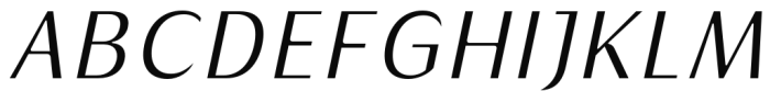 Griggs Sans - LightGrSlnt Font UPPERCASE