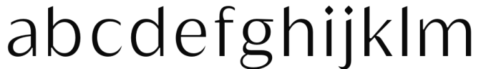 Griggs Sans - LightGrSs01 Font LOWERCASE