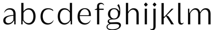 Griggs Sans - LightGr Font LOWERCASE