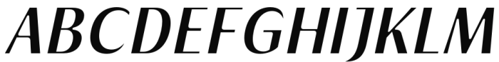 Griggs Sans - SemiBoldSlnt Font UPPERCASE