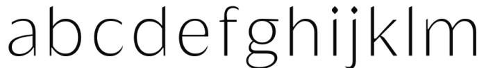 Griggs Sans - ThinGrSs01 Font LOWERCASE