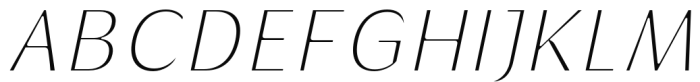 Griggs Sans - ThinSlnt Font UPPERCASE