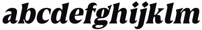 Griggs Serif - BlackGrSlnt Font LOWERCASE