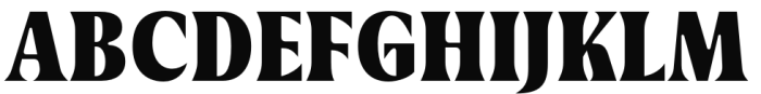 Griggs Serif - BlackGrSs01 Font UPPERCASE