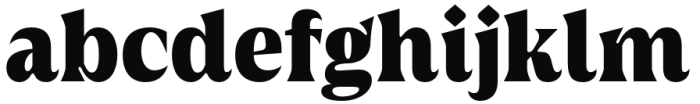 Griggs Serif - BlackGrSs02 Font LOWERCASE