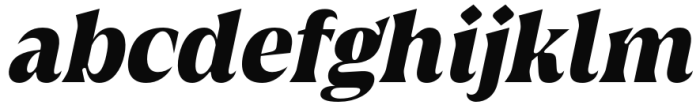 Griggs Serif - BlackSlnt Font LOWERCASE