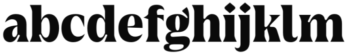 Griggs Serif - Black Font LOWERCASE