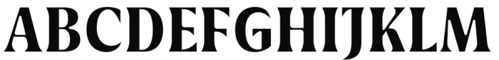 Griggs Serif - Bold Font UPPERCASE