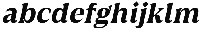 Griggs Serif - BoldGrSlnt Font LOWERCASE