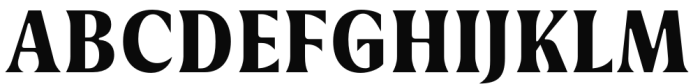 Griggs Serif - BoldGrSs01 Font UPPERCASE