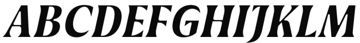 Griggs Serif - BoldSlnt Font UPPERCASE