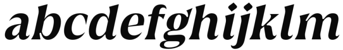 Griggs Serif - BoldSlnt Font LOWERCASE