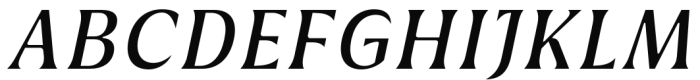 Griggs Serif - GrSlnt Font UPPERCASE