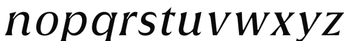 Griggs Serif - GrSlnt Font LOWERCASE