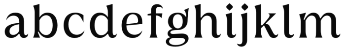 Griggs Serif - GrSs02 Font LOWERCASE